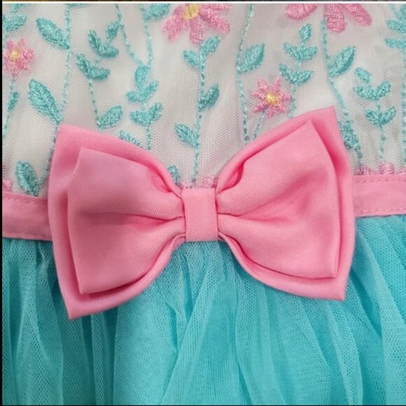 NEW Jona Michelle Tulle Embroidered Sleeveless Dress size 5 - Picture 5 of 5